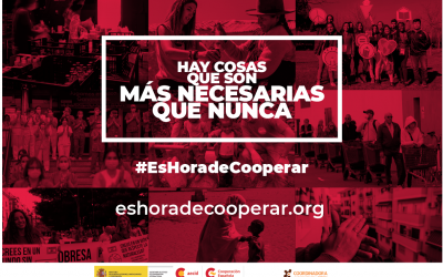 Campaña #EsHoradeCooperar de la CONGDE