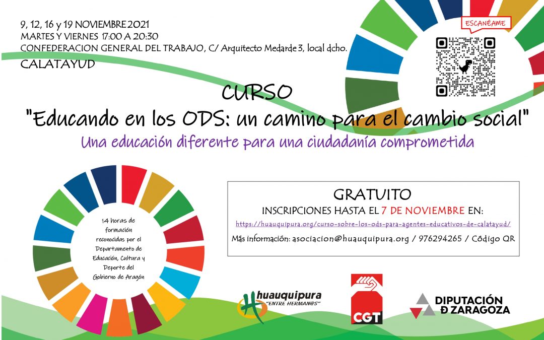 Curso sobre los ODS para agentes educativos de Calatayud
