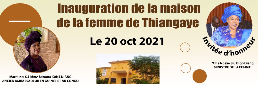 Inauguración de la Casa de la Mujer en Thiangaye (Senegal)