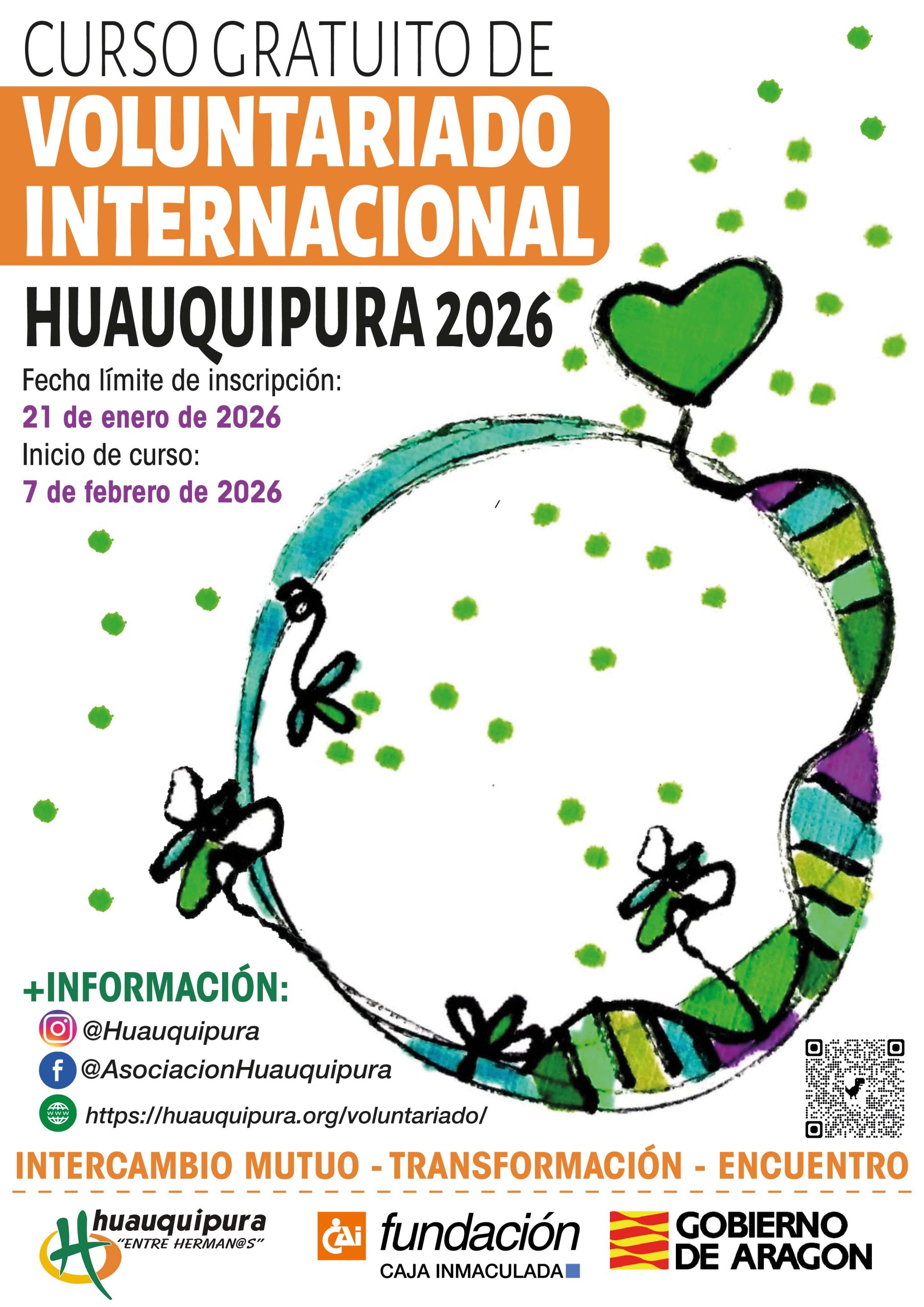 Nuevo curso de voluntariado internacional 2026